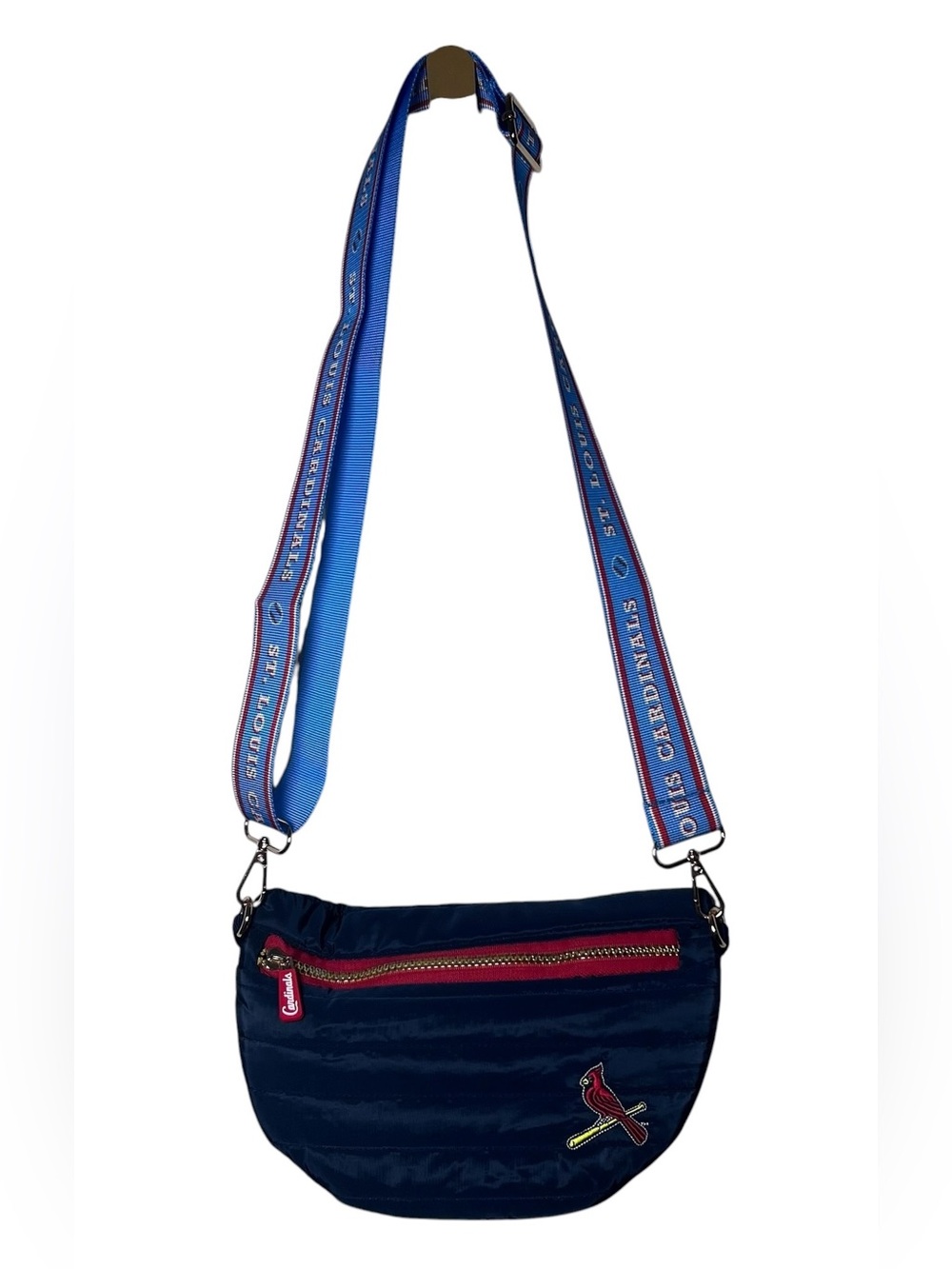 St. Louis Cardinals Phillips 66 Fanny Pack Crossbody Puffer bag removable strap - Picture 2 of 9